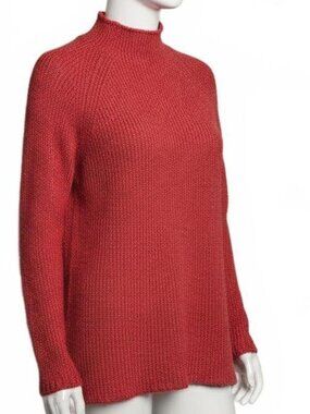 Studio Works Red Knit Pullover Sweater, Size S